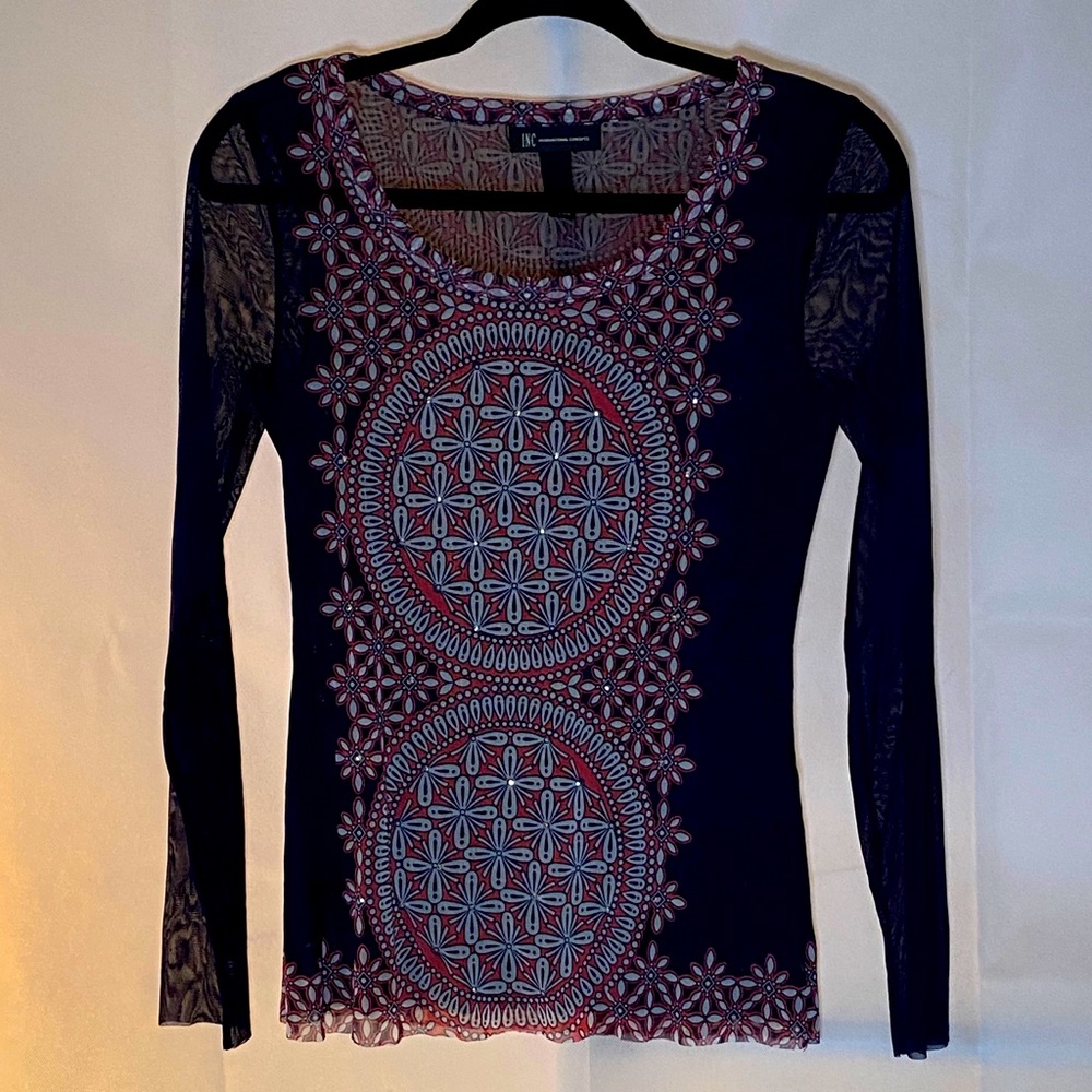 Sheer I.N.C Blouse